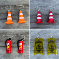 Safety Object Earrings