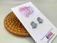 Image 1 of LAST ONE! - Glitter Ghost Earrings