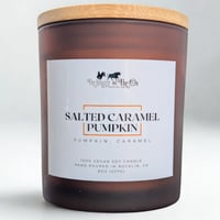 Image 3 of Salted Caramel Pumpkin Soy Candle – Pumpkin, Caramel & Pecan | 100% Soy Wax Candle