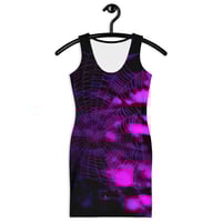 Image 3 of Bodycon dress - Pink Twilight Web