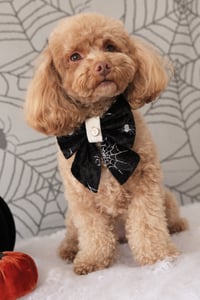 Image 2 of BLACK VELVET SAILOR BOW