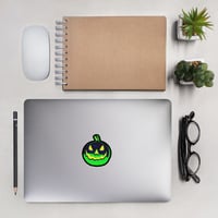 Image 2 of Stickers - Jack O Lantern Vintage Green Black