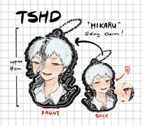 Image 2 of [PREORDER!] TSHD | "Hikaru" Sliding Charm + Sticker