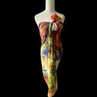 Image 4 of Floral Frenzy limited edition scarf