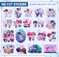 Image 1 of ✧ Die Cut Stickers/Sticker Packs ✧
