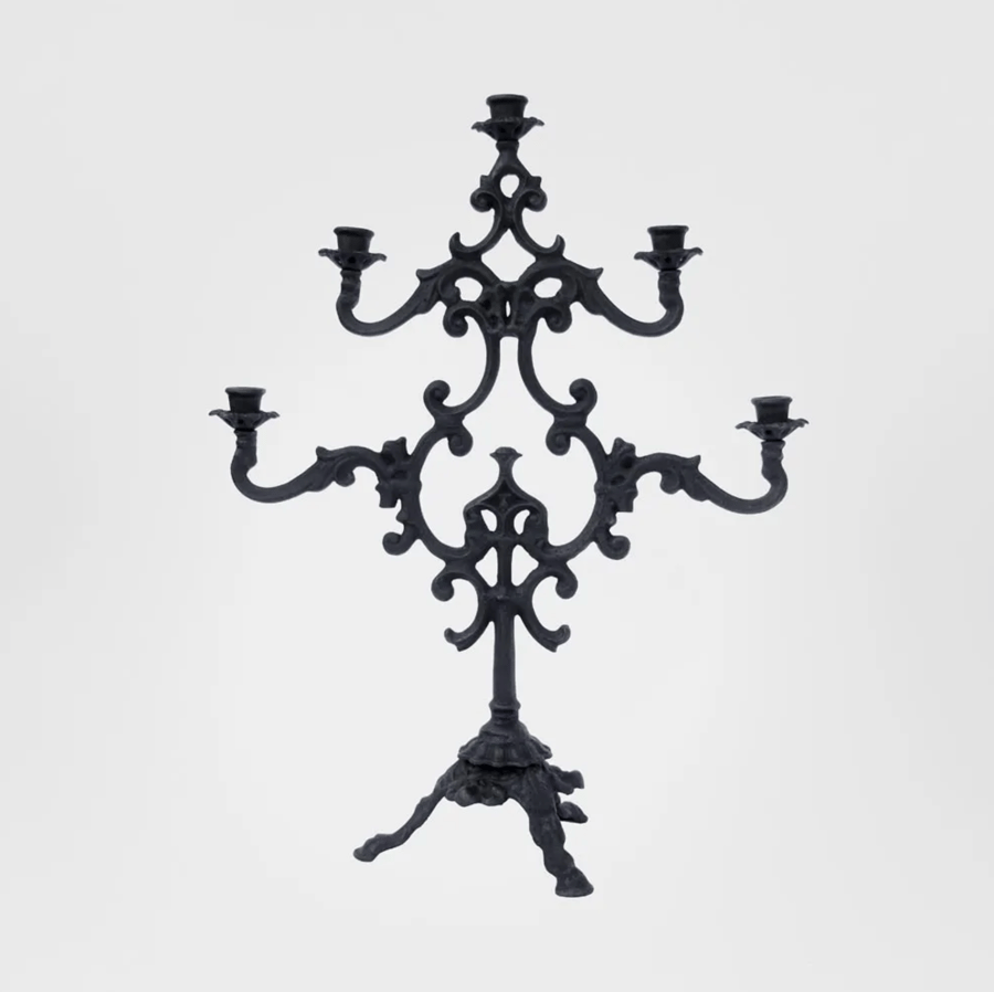 Image of Cast Iron Candle Holder.