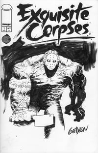 Exquisite Corpses #1 blank cover by Juan Gedeon