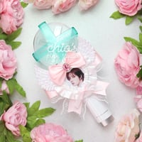 Image 1 of Angelic Pink TXT - Lightstick & Keychain Bow💖🪽