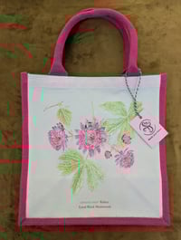 Image 3 of NEW! - Floral Jute Bags