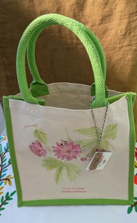 Image 2 of NEW! - Floral Jute Bags