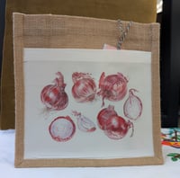Image 2 of  NEW! - Red Onion Jute Bags