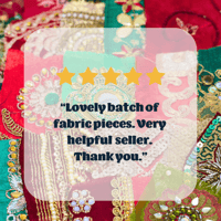 Image 2 of Embellished Sari Snippets - Christmas Mix