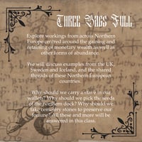 Image 2 of Three Bags Full - Money Magic in Northern Folk Magic (September 15th 2025) 18:00GMT