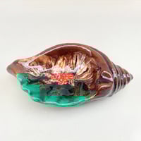 Image 1 of Cendrier / Vide-poche coquillage Vallauris – Céramique Fat Lava – Années 50/60 – Vintage