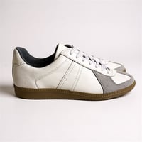 Image 2 of VEGANCRAFT original German Army trainer white sneaker handmade in Slovakia 