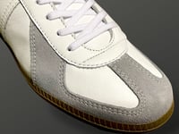 Image 3 of VEGANCRAFT original German Army trainer white sneaker handmade in Slovakia 