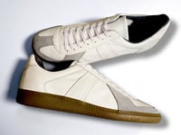Image 6 of VEGANCRAFT original German Army trainer white sneaker handmade in Slovakia 