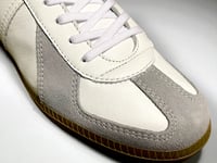 Image 7 of VEGANCRAFT original German Army trainer white sneaker handmade in Slovakia 