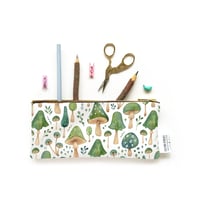 Image 2 of green mushroom pouch
