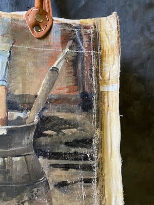 Image of one of a kind painting bag - the painter
