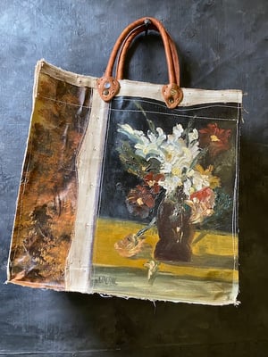 Image of one of a kind painting bag - the painter