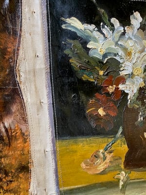 Image of one of a kind painting bag - the painter