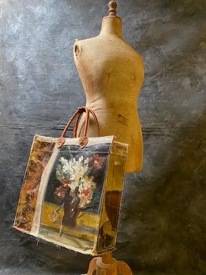 Image of one of a kind painting bag - the painter