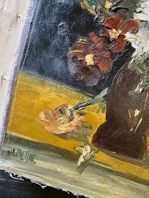 Image of one of a kind painting bag - the painter