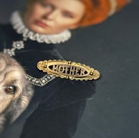  Vintage Art Deco 9ct gold front MotherBar Brooch Pin
