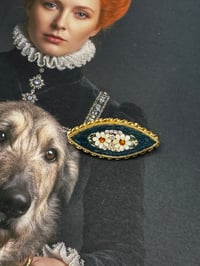 Image 4 of Vintage Micro Mosaic brooch