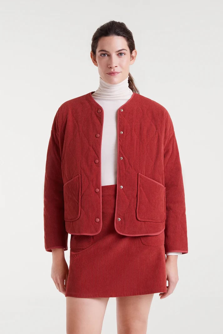 Image of 4-Chaqueta de pana teja