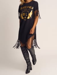 Image 3 of VESTIDO LA VIDA VUELA FLECOS 