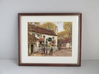 Image 1 of Spaniards Inn Hampstead London: Framed Vintage Art Print by Alex Jawdokimov 
