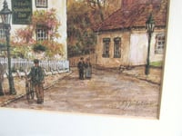 Image 4 of Spaniards Inn Hampstead London: Framed Vintage Art Print by Alex Jawdokimov 