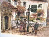 Image 3 of Spaniards Inn Hampstead London: Framed Vintage Art Print by Alex Jawdokimov 