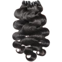 Image 1 of Donor hair unprocessed Peruvian Raw Hair Bundles