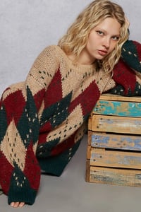 Image 4 of Autumn Argyle Sweater