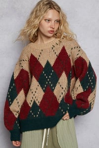Image 1 of Autumn Argyle Sweater