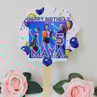 Demon Hunters inspired cake topper, Demon Hunters party decor, Demon Hunters Table decor