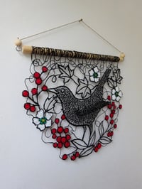 Image 3 of Blackbird Wall Hanging