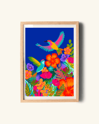 Image 2 of Affiche Colibris