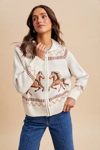 Image 3 of Wild Horses Cardi 