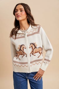 Image 2 of Wild Horses Cardi 