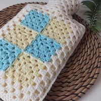 Image 2 of 'Happy Scrappy' Hot Water Bottle Cover -  Cream