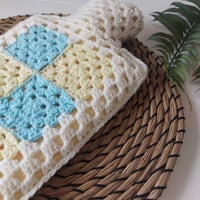 Image 3 of 'Happy Scrappy' Hot Water Bottle Cover -  Cream