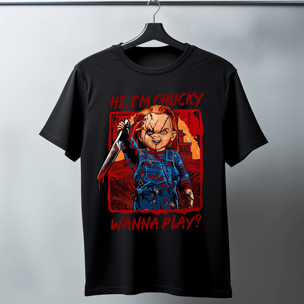 Image of Halloween "Wanna Play?"