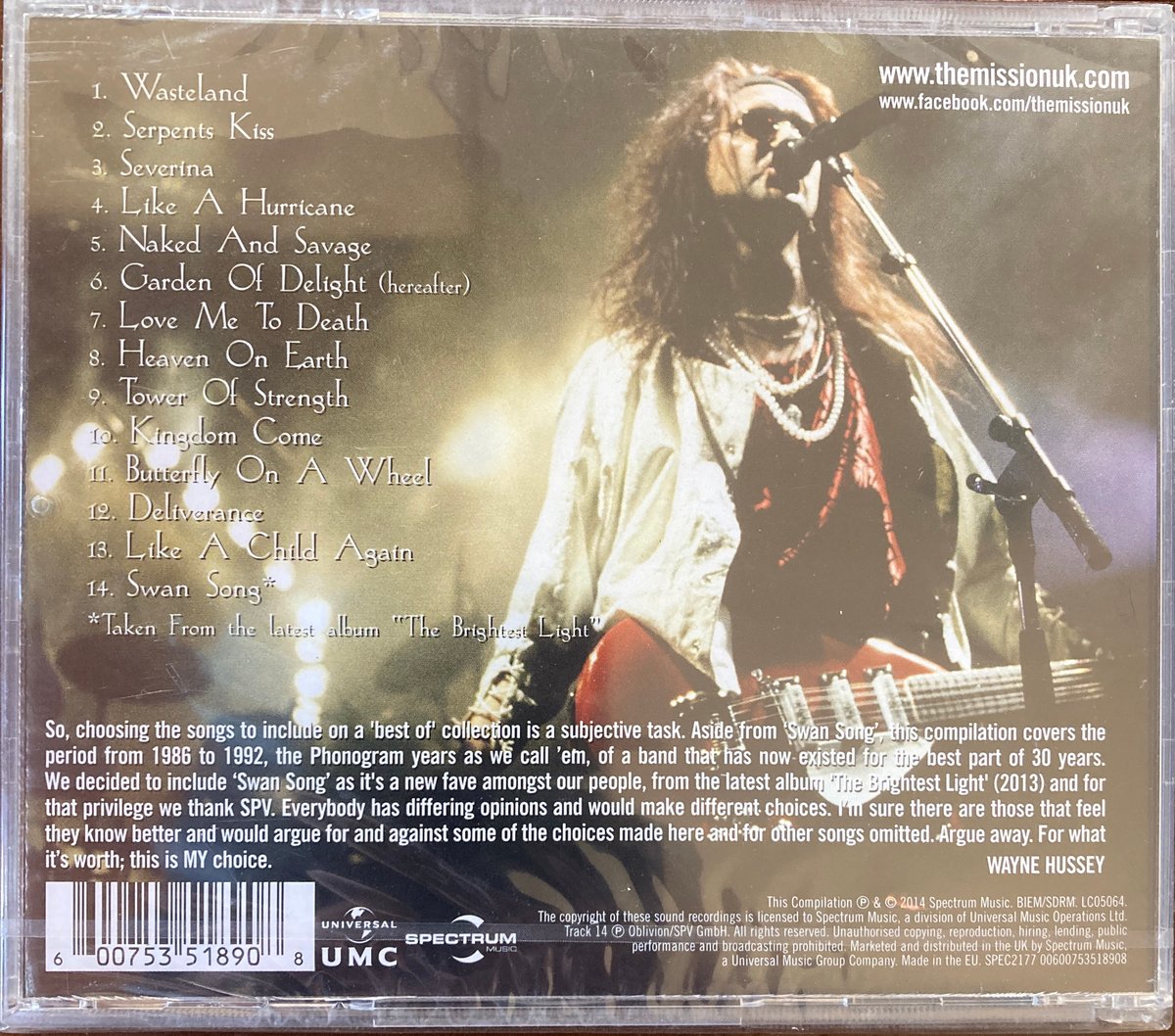 Image of Serpents Kiss - The Very Best of.... The Mission