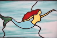 Image 4 of Mermaid stained glass suncatcher