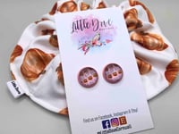 Pink Pumpkin Earrings