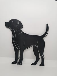 Image 2 of 🐾🖤 3D Printed Labrador Wall Art – The Perfect Gift for Dog Lovers! 🐶✨
